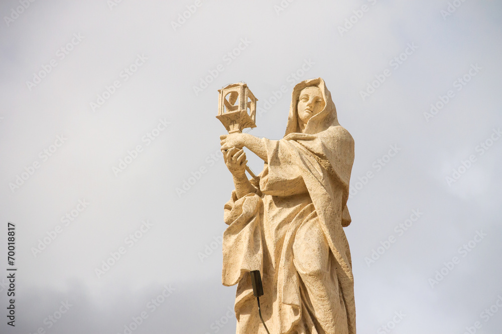 Fototapeta premium Św. Klara z Asyżu - Kolumnada Świętych Watykan