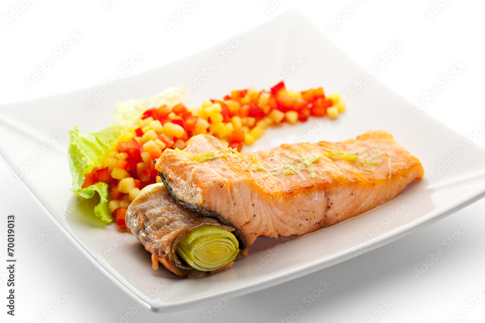 Salmon Steak Salmon Steak