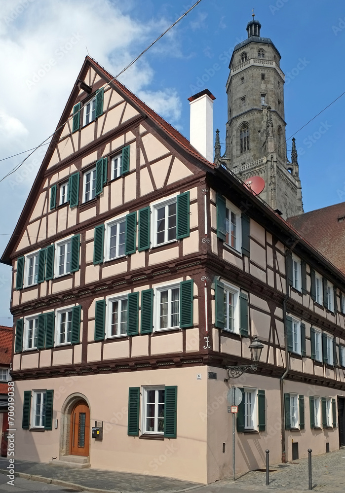Obraz premium St. Georg in Nördlingen