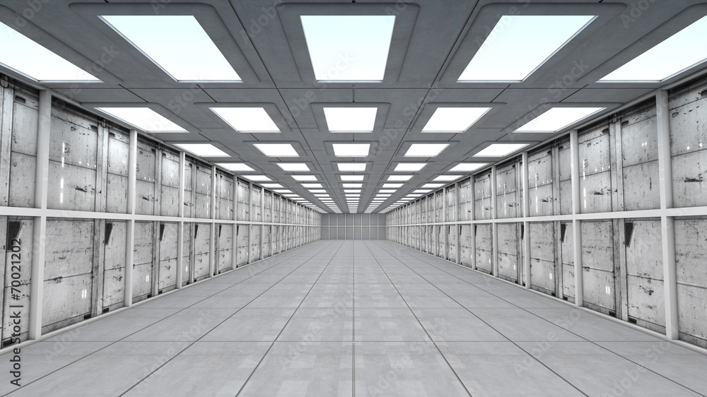 Obraz premium Futuristic corridor