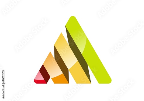 Triangle,corporate,logo,elements,business,shape,finance,house