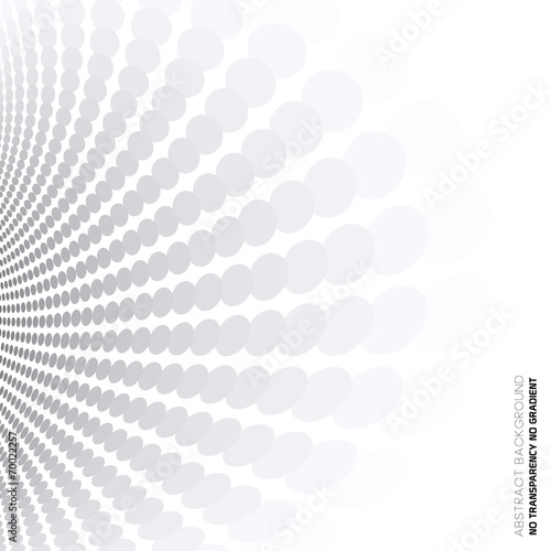 Dotted perspective lines, abstract gray & white background