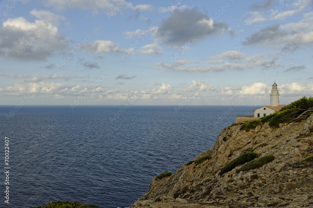 Mallorca, Leuchtturm Far de Capdepera quer