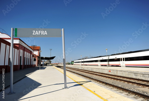 Estación de ferrocarril, Zafra, Badajoz, España photo