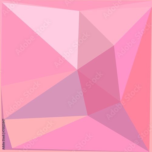 Pink triangulate abstract geometric pattern