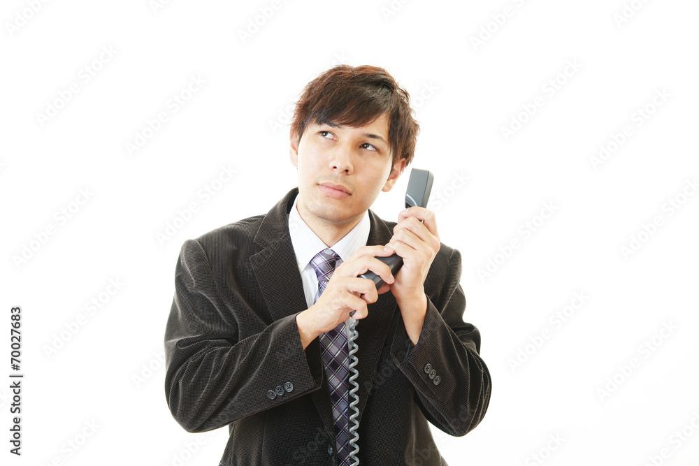 苦悩するビジネスマン