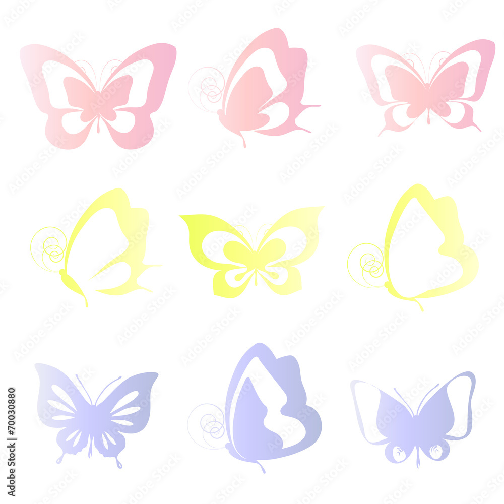 butterflies design