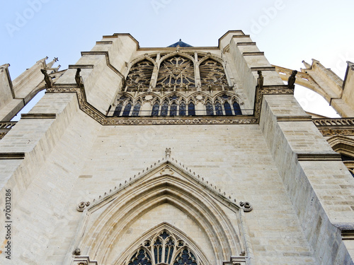 facade of medieval Amiens Cathedral © vvoe