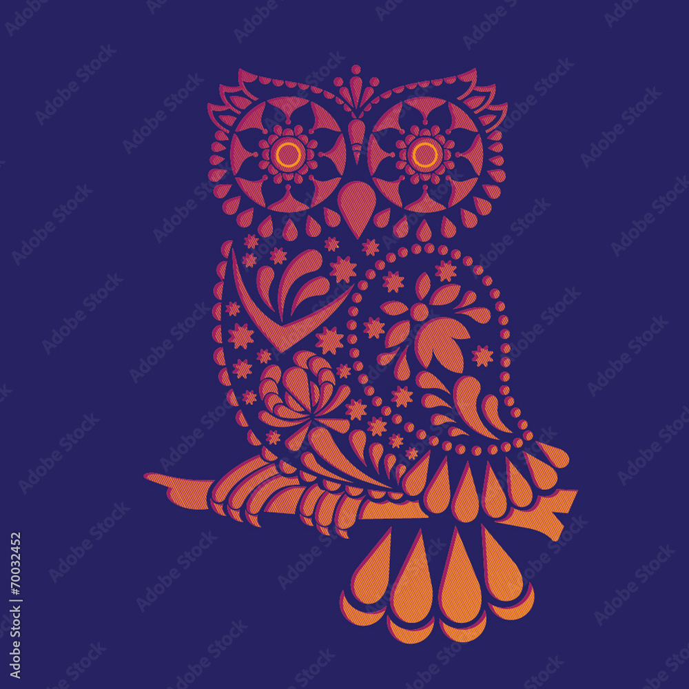 Obraz premium Decorative owl