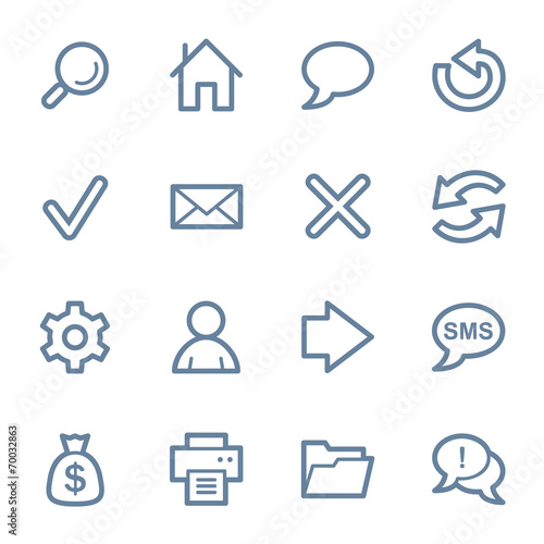 Web & internet icons set