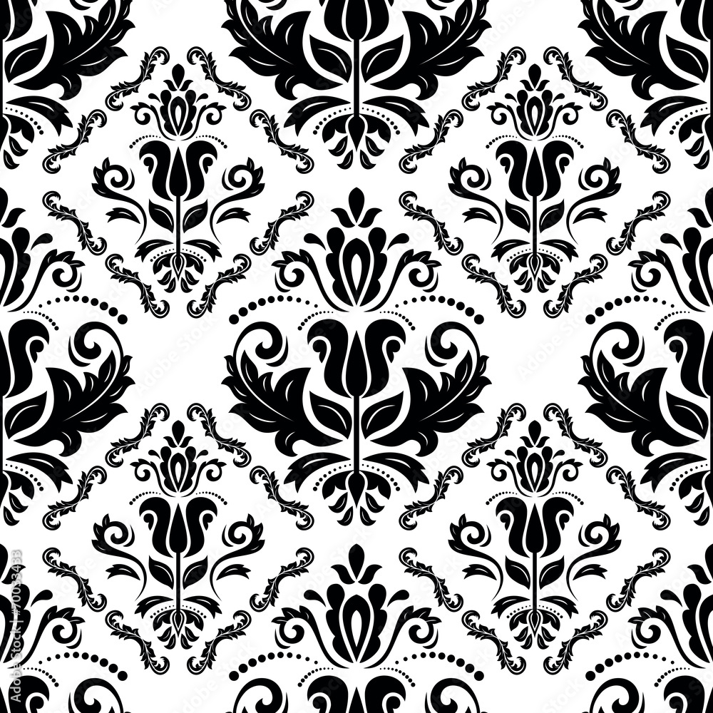 Orient Seamless Vector Pattern. Abstract Background Orient Seamless Vector Pattern. Abstract Background