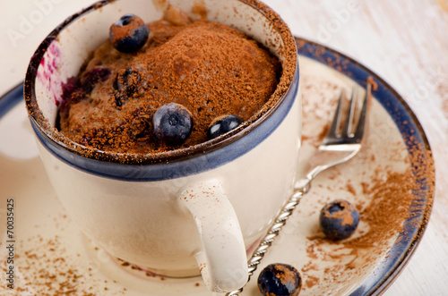 Blueberry  Microwave mug  Muffin