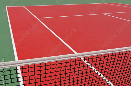 Fotografie Detail of a tennis court