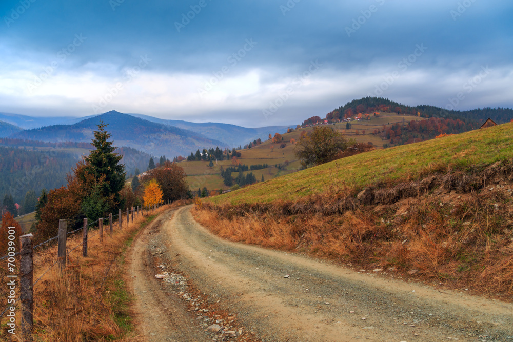 Foggy morning in Transylvania Foggy morning in Transylvania