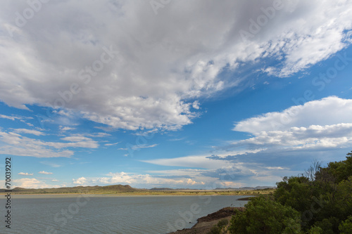 Clouds over Gariep Dam