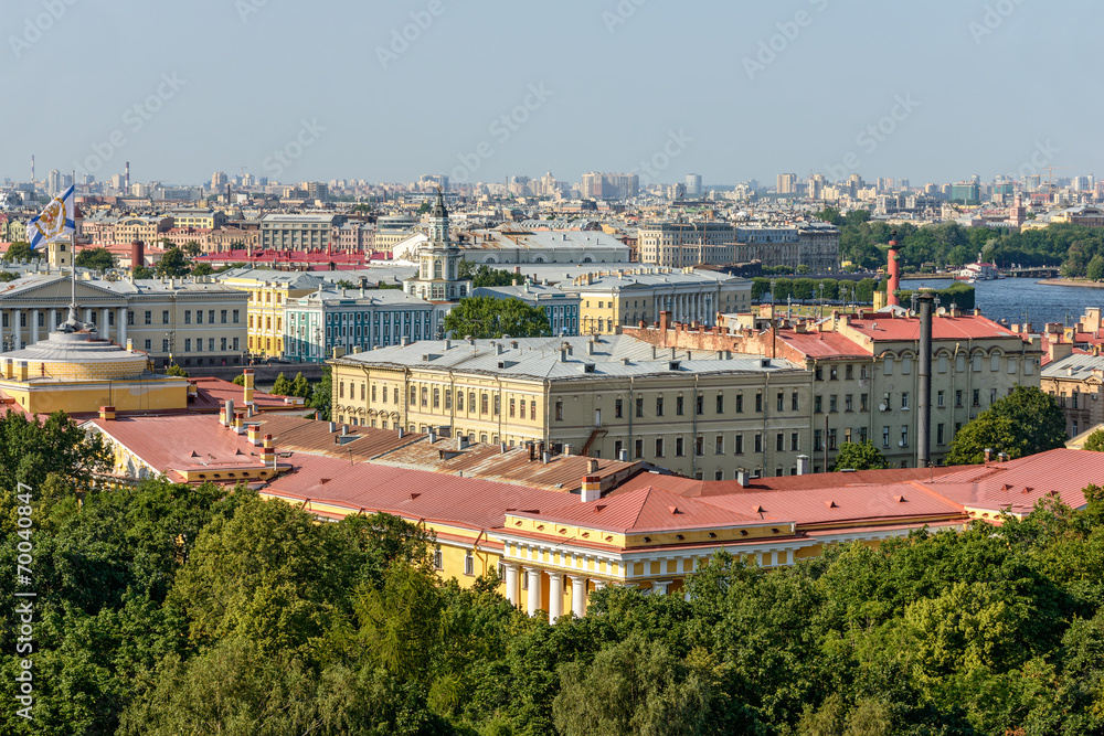 Admiralty building in St. Petersburg