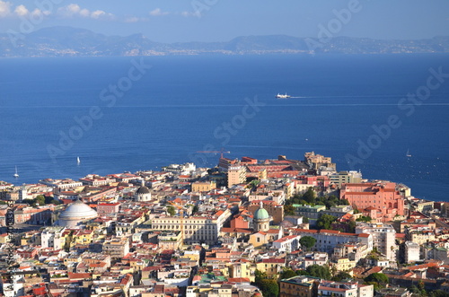 Przepiękna malownicza panorama Neapolu we Włoszech