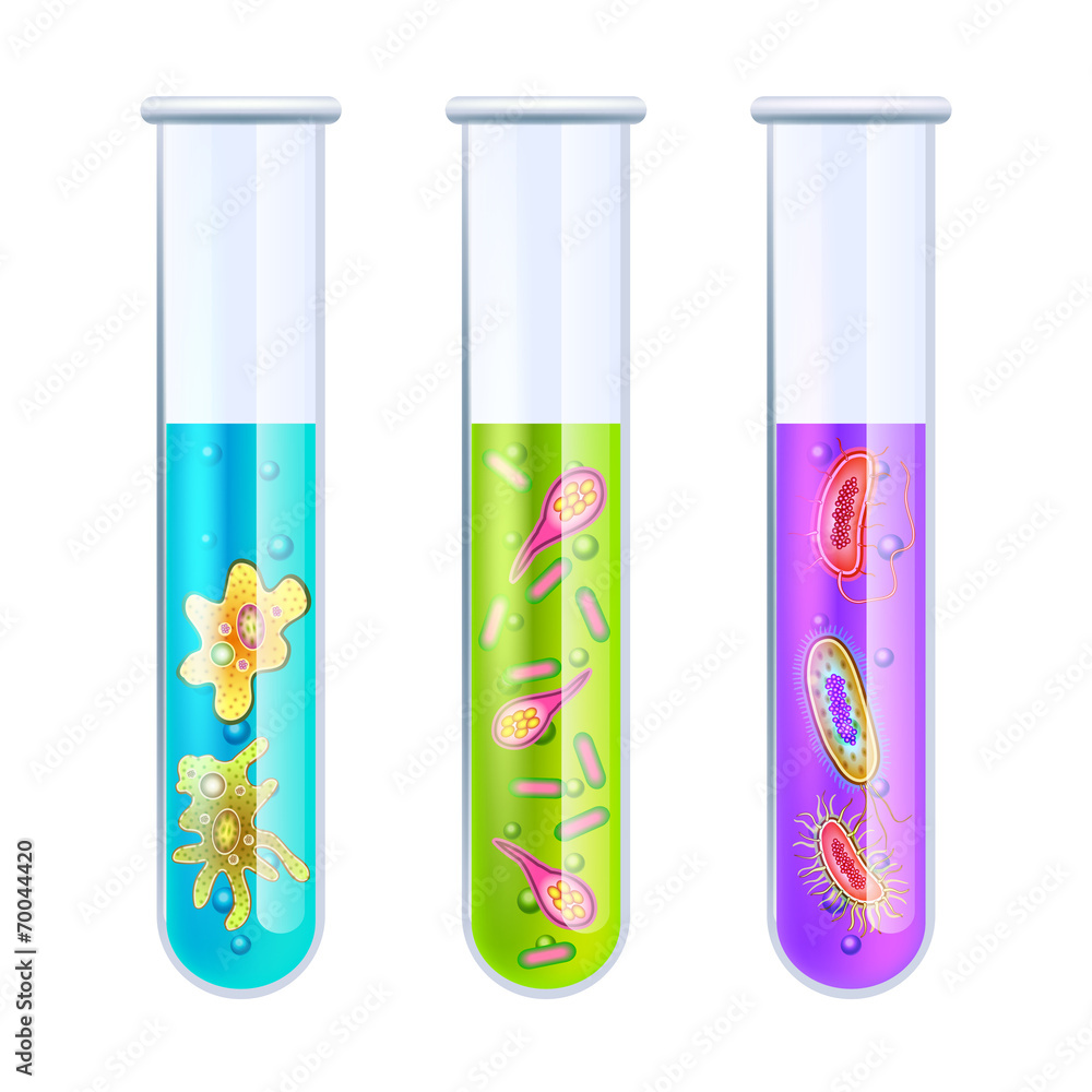 Viruses in test tube Viruses in test tube