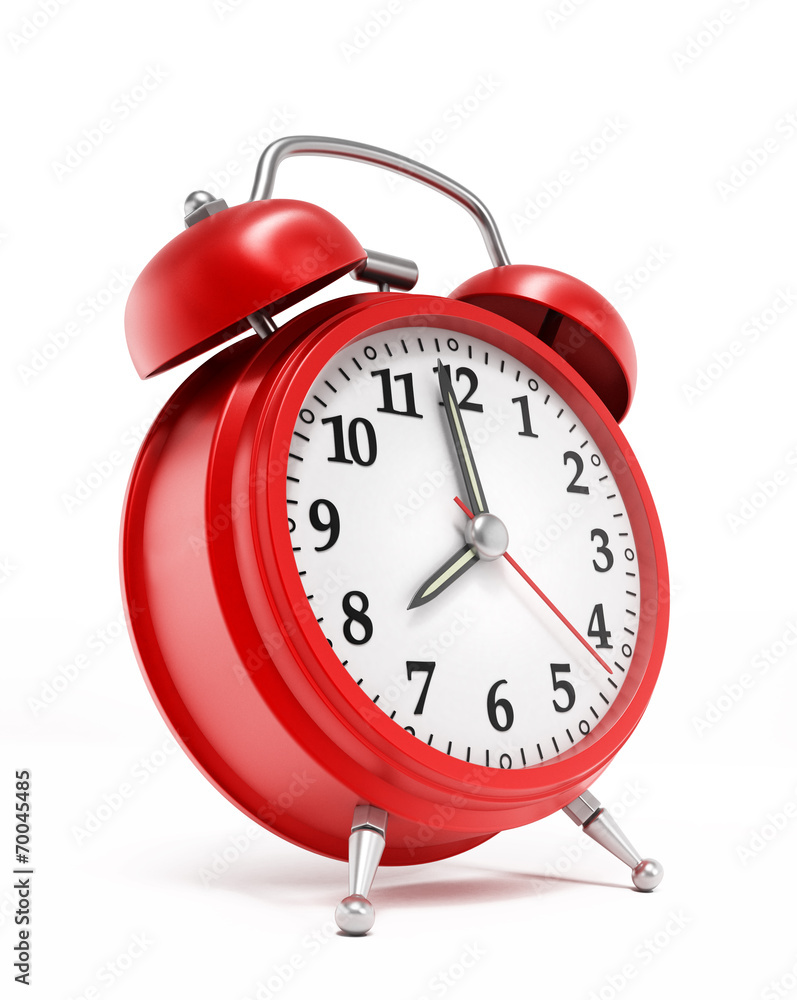 Red alarm clock Red alarm clock