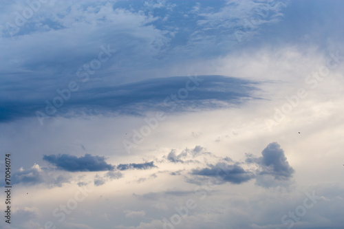 clouds in the sky as background © schankz
