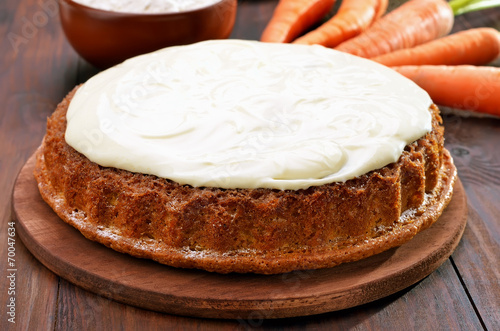 Carrot cake with icing