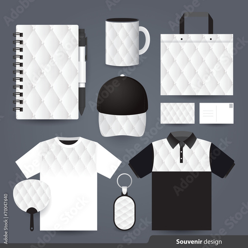 Stationery set design / Gift set template.
