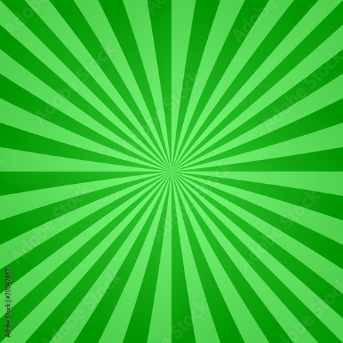 Green ray background