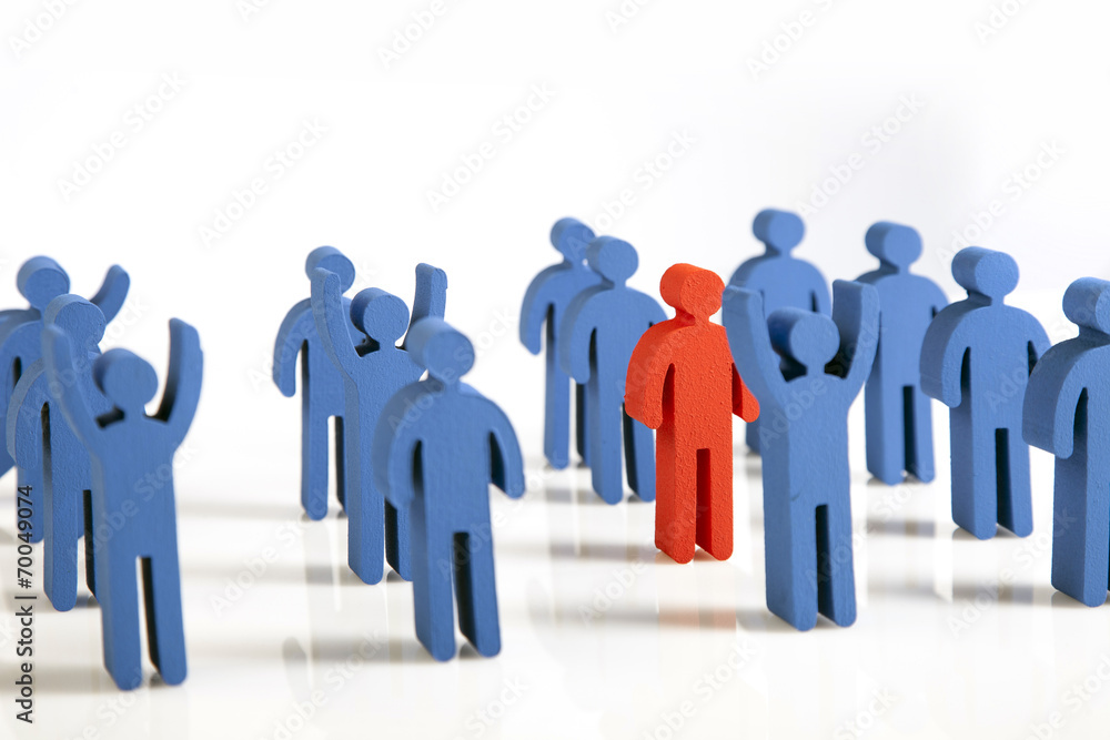 concept of teamwork, people and icons concept of teamwork, people and icons