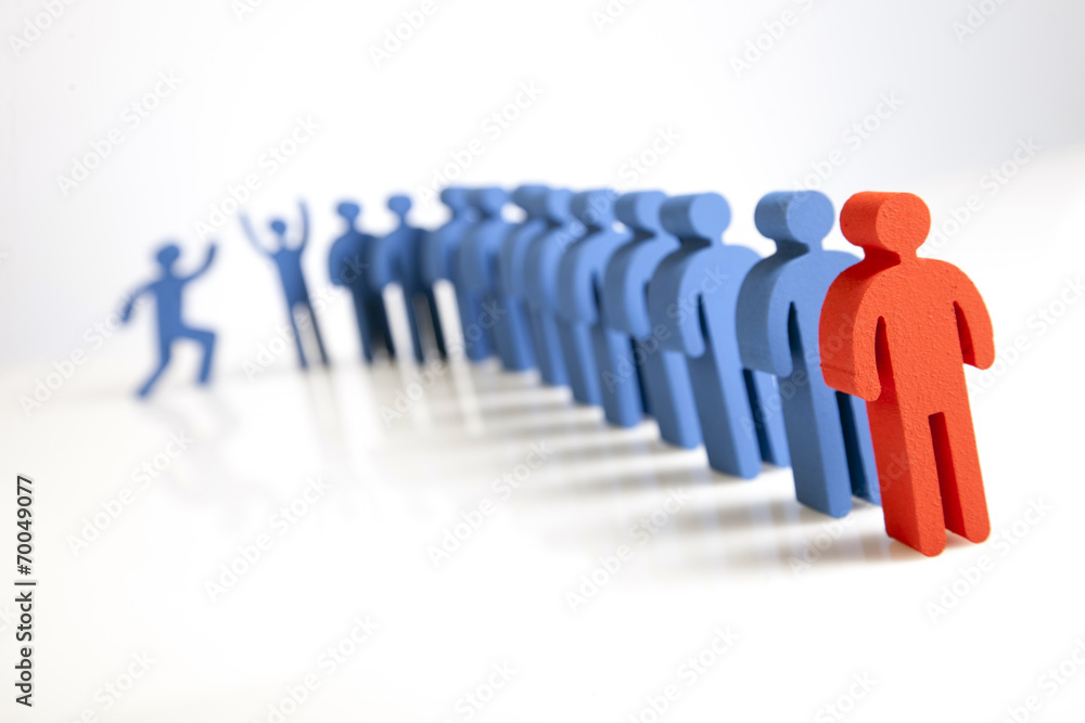 concept of teamwork, people and icons concept of teamwork, people and icons