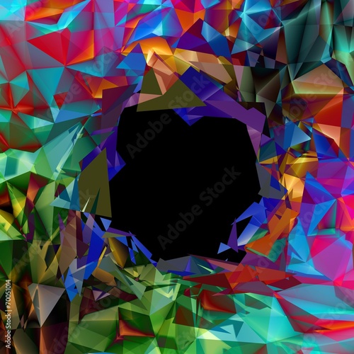 Abstract Triangle Background