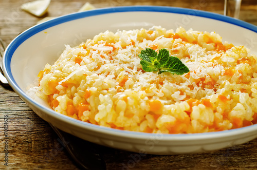 risotto with pumpkin