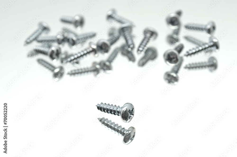 Collection of Small Lying Iron Screws Collection of Small Lying Iron Screws