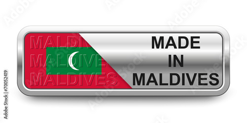 Made in Maldives Button