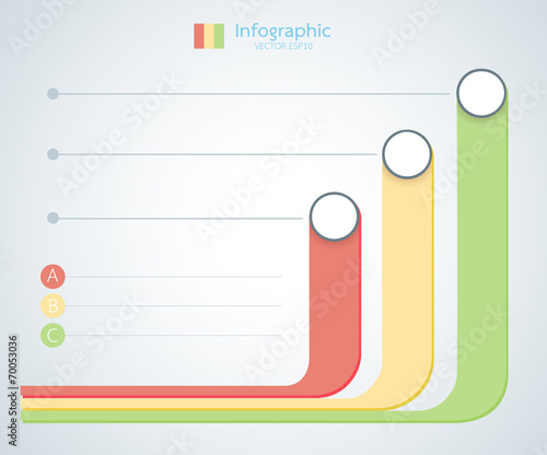 infographic elements graph....