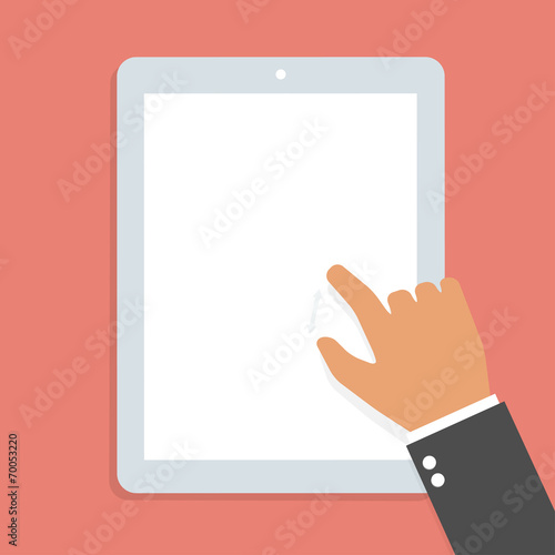 Hand touch screen tablet. V...