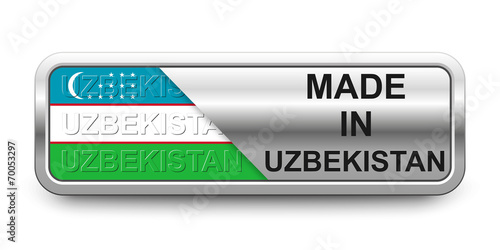 Made in Uzbekistan Button