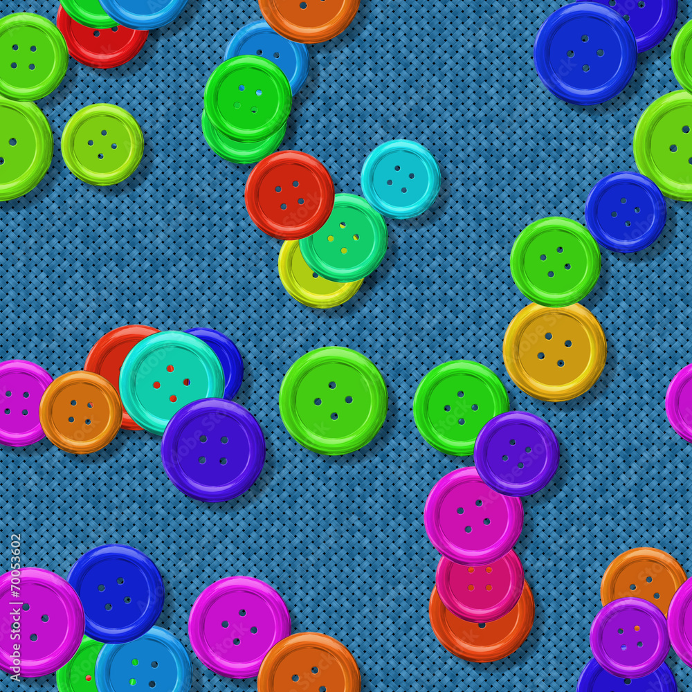 Sewing buttons with seamless generated texture background Sewing buttons with seamless generated texture background