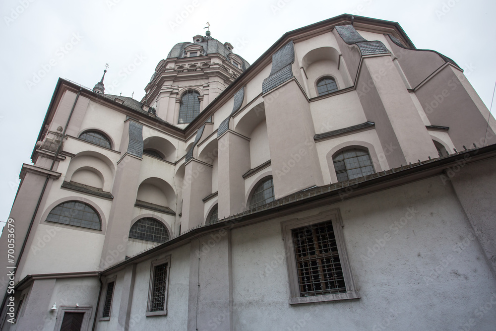 Fototapeta premium St. Johannes church in wuerzburg germany