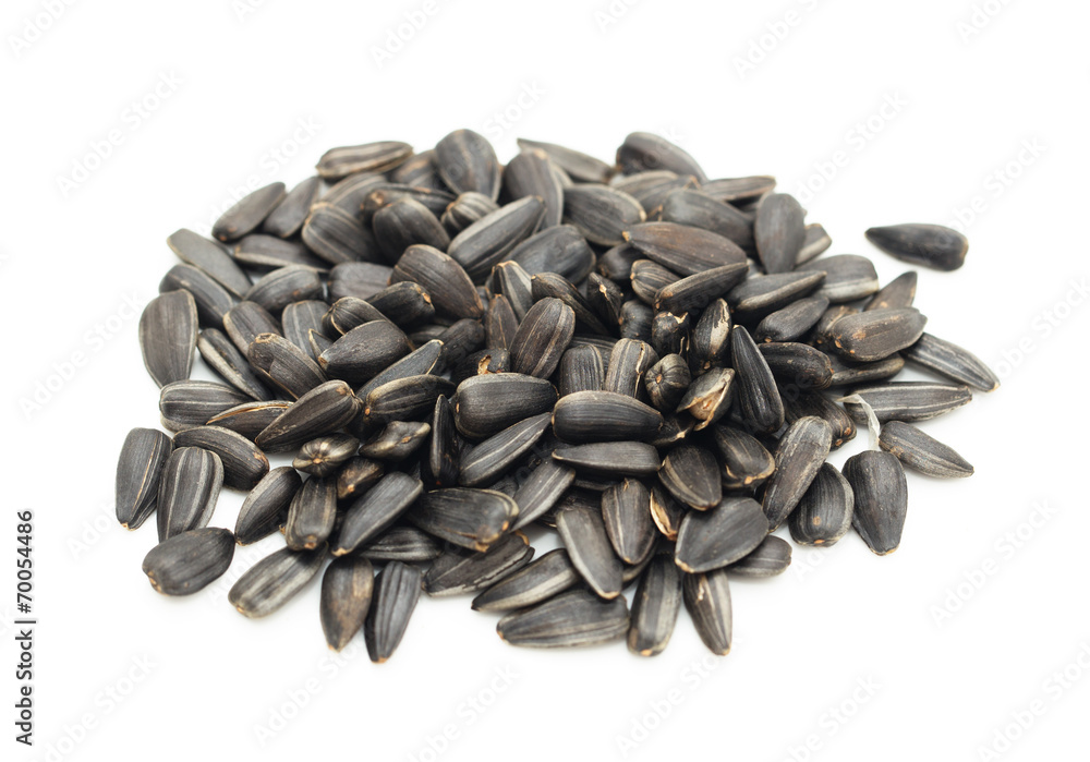 black seeds on a white background black seeds on a white background