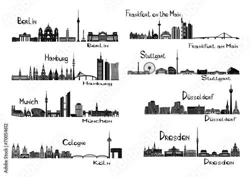 8 cities of Germany