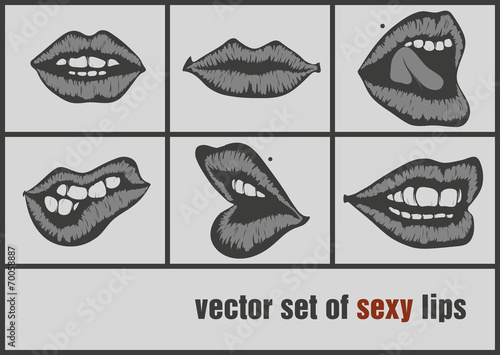 dark paper lips