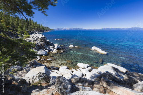 Beautiful Shoreline of Lake Tahoe