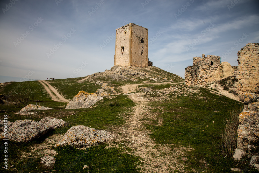 stone path to a castle