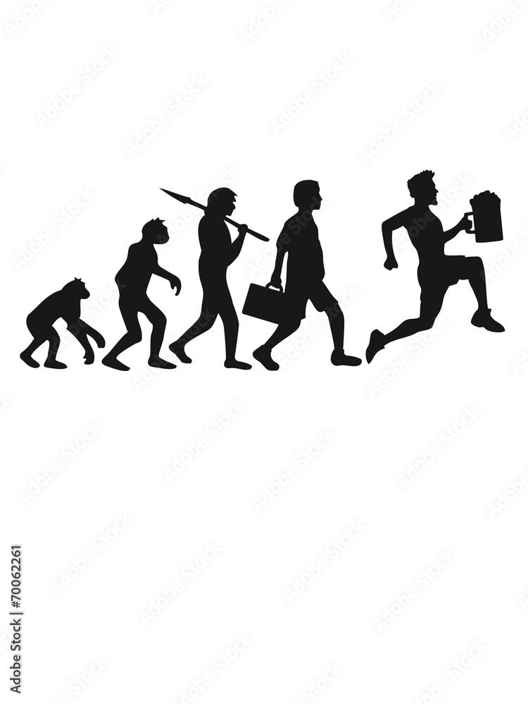 Evolution Bier Rennen Saufen Evolution Bier Rennen Saufen