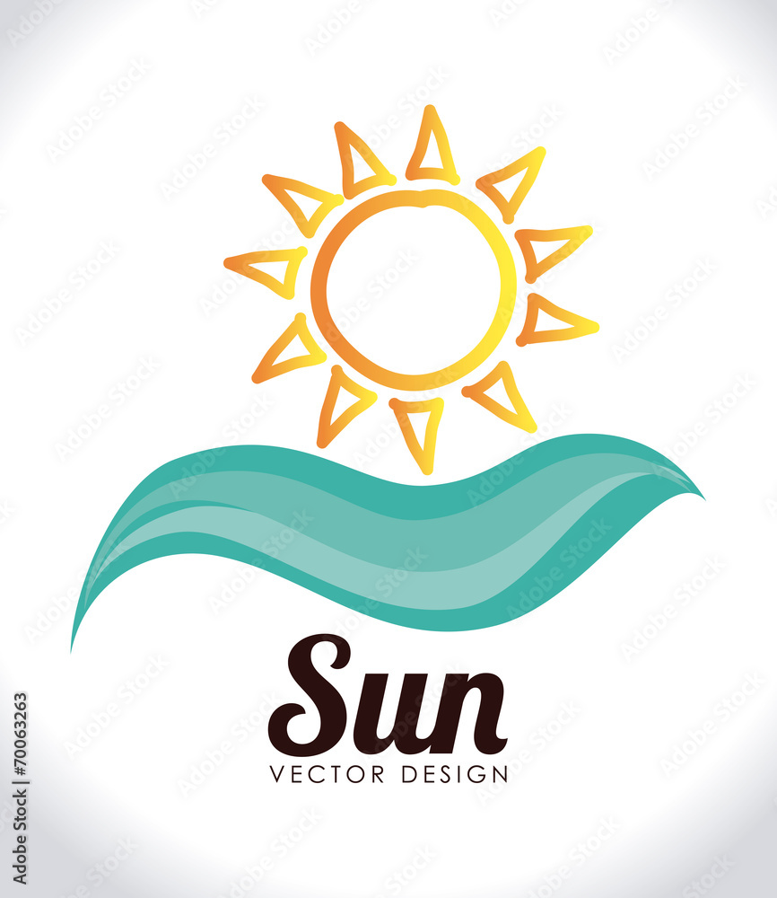 Fototapeta premium Summer design