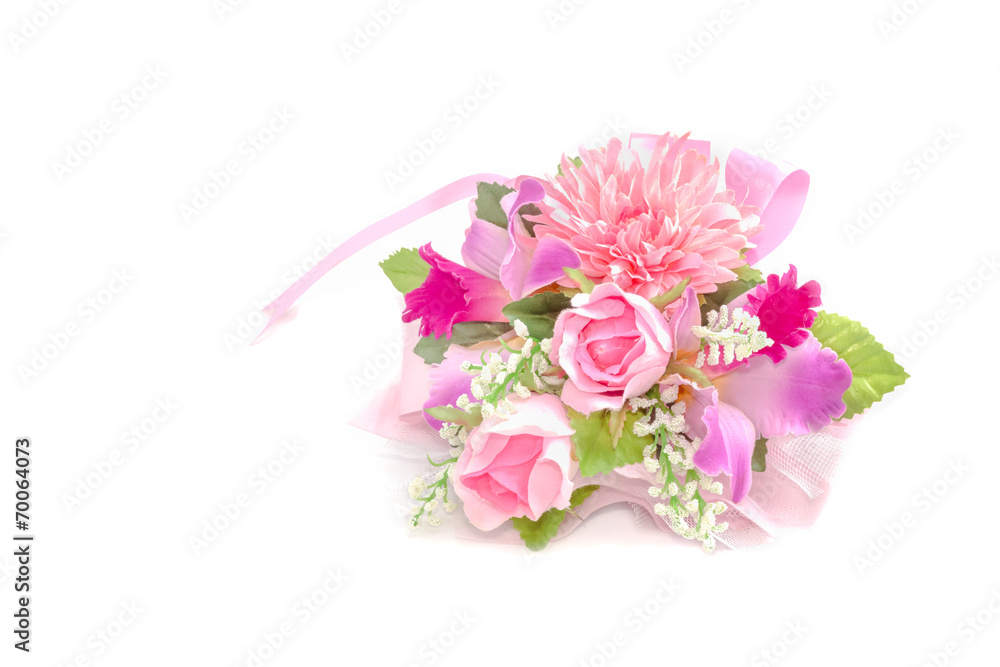 Obraz premium Colorful Bouquet on white background