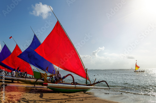 fisherman boat in Bali