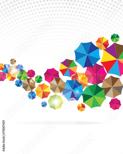 Umbrella abstract design