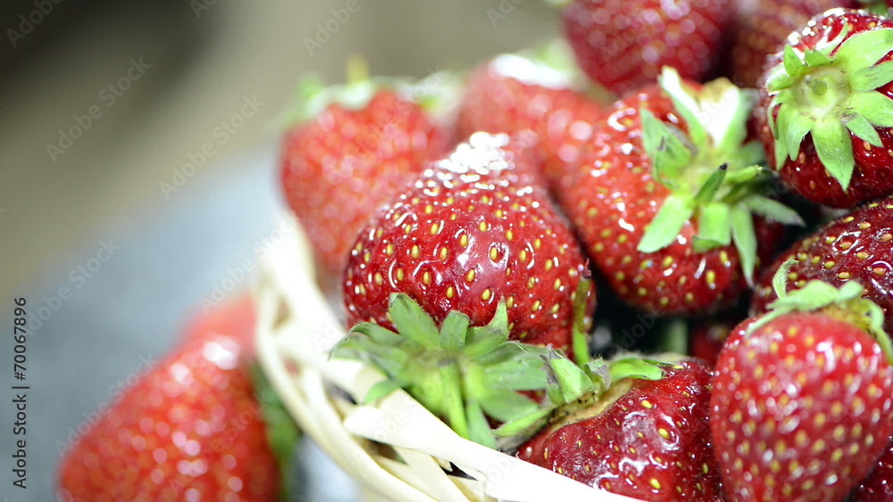 Portion of Strawberries (loopable) Portion of Strawberries (loopable)