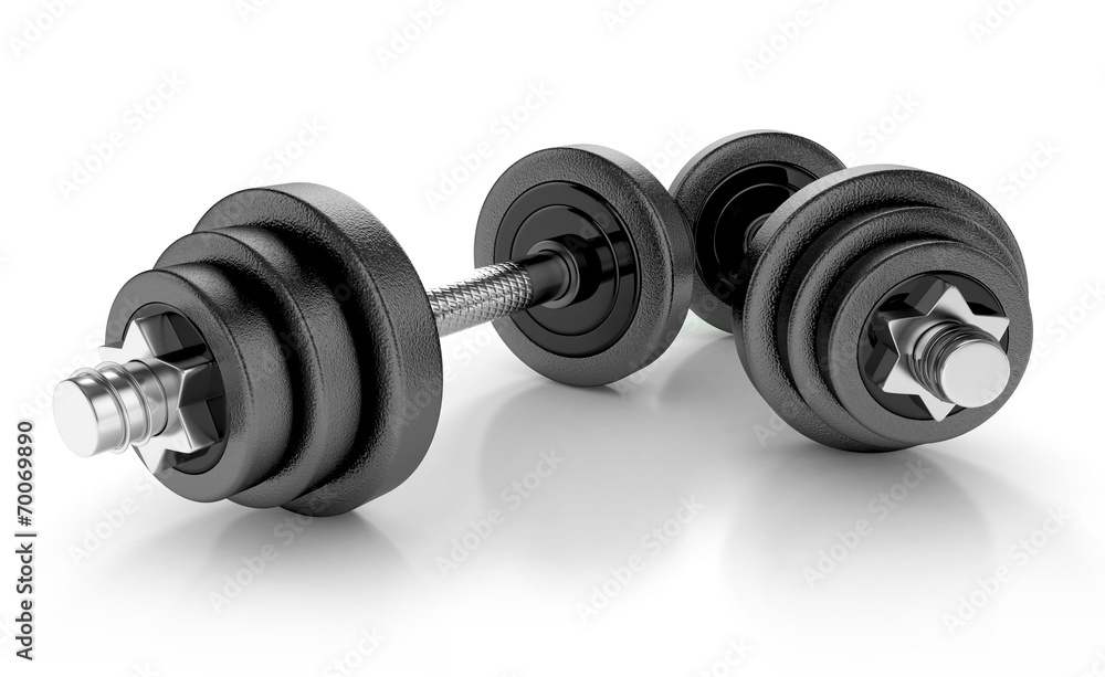 heavy weights isolated on white background heavy weights isolated on white background